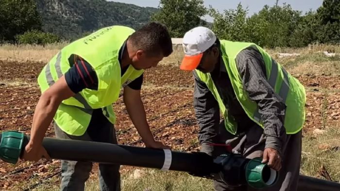 Topran Bereketi in Erdemli’de Sulama Yatrm