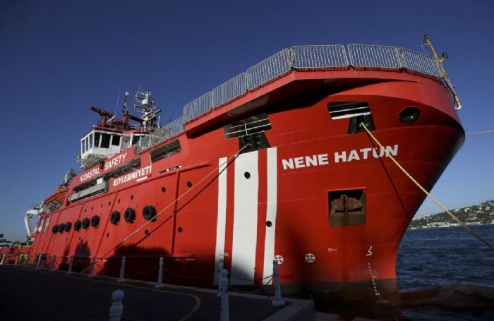 Türkiye’nin ilk acil müdahale gemisi Nene Hatun İskenderun’a hareket etti